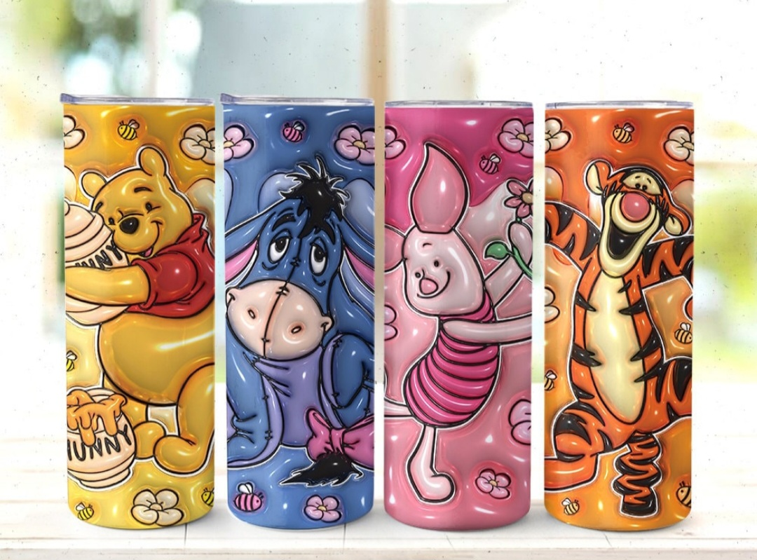 3D Winnie de Pooh tumbler