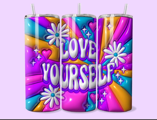 Love yourself, 3D Tumbler